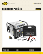 Generador Portátil Power Hunt 1000W — 6 Horas de Autonomía · hero_001