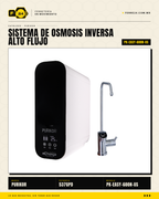 Sistema Ósmosis Inversa PURIKOR 537 GPD — 4 Etapas Sin Tanque · hero_001