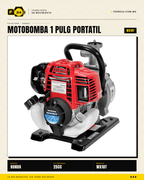 Motobomba Honda WX10T Portátil — Motor GX25, Autocebante a 8 m · hero_001
