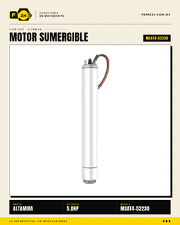 Motor Sumergible Altamira TRUST MSAT4-53230 — 5 HP 4" Trifásico