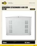 Generador Estacionario a Gas 20 kW — EGX · hero_001