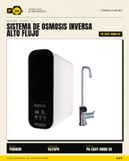 Sistema Ósmosis Inversa PURIKOR 537 GPD — 4 Etapas Sin Tanque · hero_001