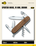 Victorinox Spartan Wood 91mm Nogal — Navaja 16 Funciones Madera — vista principal