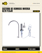 PURIKOR PK-EASY-800US — Ósmosis Inversa 800 GPD Sin Tanque · hero_001