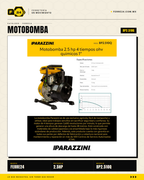 Motobomba para Químicos 2.5 HP — 1", Autocebante · hero_001