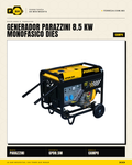 Generador Diésel Parazzini GPD8.5M 8.5kW ATS — vista principal