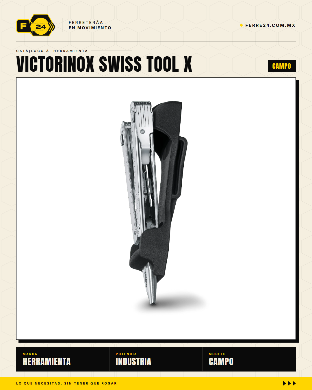 Victorinox Swiss Tool X — Multitool 26 Funciones con Funda Sintética — vista principal