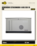 Generador Estacionario a Gas 10 kW — EGX · hero_001