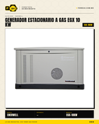 Generador Estacionario a Gas 10 kW — EGX · hero_001