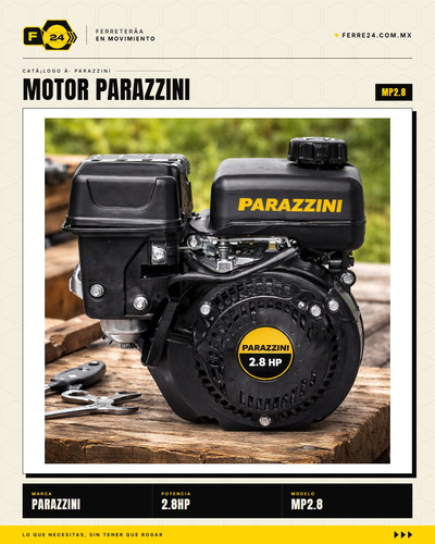 Motor Parazzini 2.8 HP / 97cc — 4 Tiempos OHV