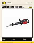 Martillo Demoledor Urrea MD1055 1600W 55J Anti-Vibración · hero_001