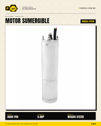 Motor Sumergible AQUA PAK MSQA4-51230 — 5 HP, 1x230 V, IP68, Acero Inox 304, Serie 4" · hero_001