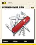 Victorinox Climber 91mm Rojo — Navaja 18 Funciones con Alicates — vista principal