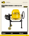 Revolvedora a Gasolina ½ Saco — Olla de 140 L, 2.5 m³/h · hero_001