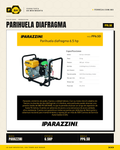 Parihuela Diafragma 6.5 HP Parazzini — Bomba Resistente a Químicos Agresivos · hero_001