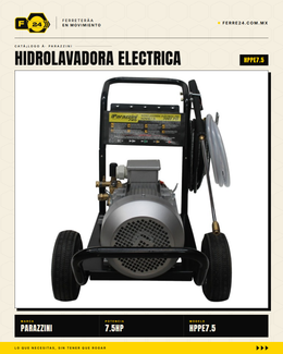 Hidrolavadora Industrial Trifásica 5.5 kW · 3,191 PSI Parazzini Pro