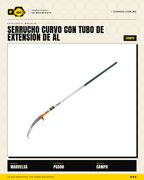 Serrucho telescópico Kawashima PG500 — vista completa 5 m