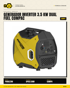 Generador Inverter Dual Fuel 3.5kW — vista principal
