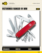 Victorinox Ranger 91mm — Navaja Multiusos 21 Funciones Roja — vista principal
