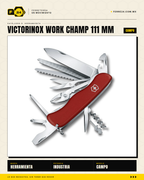 Victorinox Work Champ 111mm — Navaja Herramientas 21 Funciones Roja — vista principal