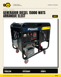 Generador Diesel Trifásico 15,000W / 18.75 kVA Arranque Eléctrico — Parazzini GPD15000T · hero_001