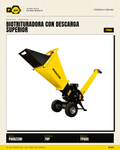 Biotrituradora Parazzini 7 HP — Corte de 2", Descarga Superior · hero_001