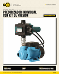 Presurizador Individual AQUA PAK con Kit de Presión PRES-AP10XB127-P16 — 1 HP Monofásico 127 V · hero_001
