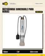 Motobomba Sumergible TORNADO 1.5 HP — Para Cisterna, Noria y Pozo Profundo hasta 15 m · hero_001