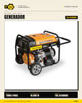 Generador a gasolina Tonka Force 10,000 W 16 HP con marcha y batería · hero_001