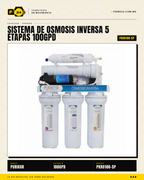 Sistema de ósmosis inversa Purikor 5 etapas 100gpd · hero_001