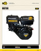 Motor Parazzini 7 HP 4 Tiempos — Doble Filtro de Aire para Obra y Campo · hero_001