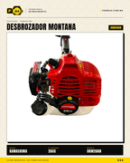 Desbrozadora Kawashima Montana 26 cc — Eje Curvo, 7 kg · hero_001