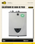 Calentador de Paso TAKAGI TKGHE-38-IP — Gas LP, 38 L/min, Ultra Alta Eficiencia · hero_001
