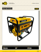 Generador portátil Parazzini GP31200: motor 3HP, 1,200W máx, tanque 6.3 L, 7 h de autonomía. Respaldo confiable para hogar, campo y emergencias desde $4,769 MXN. · hero_001