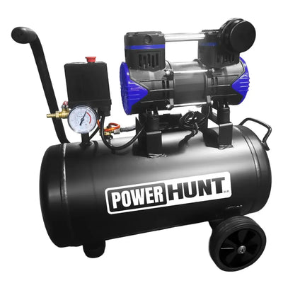 Compresor de Aire Power Hunt 25L — Libre de Aceite / 2.5 HP / 115 PSI