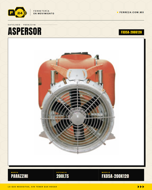 Aspersor Parazzini 200 L Kit Flecha Cardán 120 cm para Tractor 25 HP · hero_001