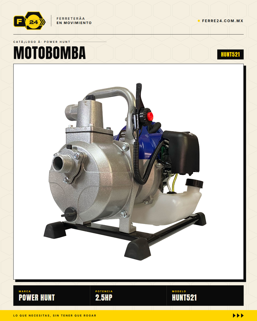 Motobomba Power Hunt HUNT521 2.5HP — vista principal
