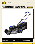 Podadora Autopropulsada 21" — 180 cc, Chasis de Acero y Triturado · hero_001