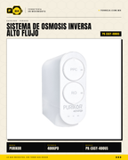Sistema de Ósmosis Inversa 400 GPD PURIKOR — Compacto sin Tanque · hero_001