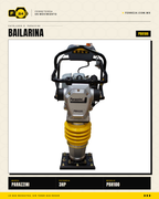 Bailarina Compactadora Parazzini PBH100 — vista principal
