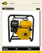 Motobomba Autocebante a Gasolina 7 HP 3" Parazzini BP730 · hero_001