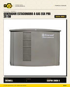 Generador Estacionario a Gas 20 kW — EGX PRO · hero_001