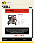 Parihuela Kawashima PK26CC — Motobomba Mochila 26 cc Bomba Bronce · hero_001