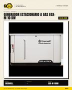 Generador Estacionario a Gas 10 kW — EGX-M · hero_001