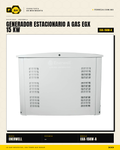 Generador Estacionario a Gas 15 kW — EGX · hero_001