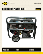 Generador Power Hunt GPH8000W 8000W 16HP — vista principal