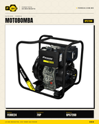 Motobomba Diésel Centrífuga 7 HP — 2", 70 m de Altura · hero_001