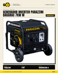 Generador-Soldador Inverter Parazzini BAKARAC300-G — 7.7 kW · 17 HP Gasolina · hero_001