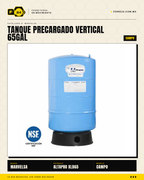Tanque Precargado Vertical 65 gal ALTAMIRA — NSF/ANSI, Garantía 6 Años · hero_001