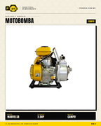 Motobomba Parazzini BP2.510 2.5HP 4T — vista principal